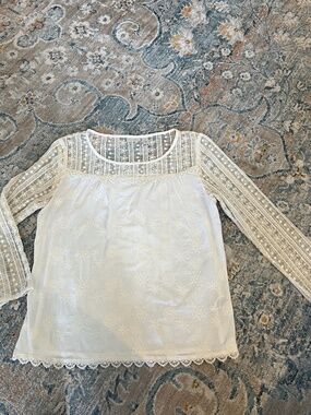 Hinge Lace and Cotton Top